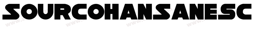 SourcoHanSanesC Rold字体转换